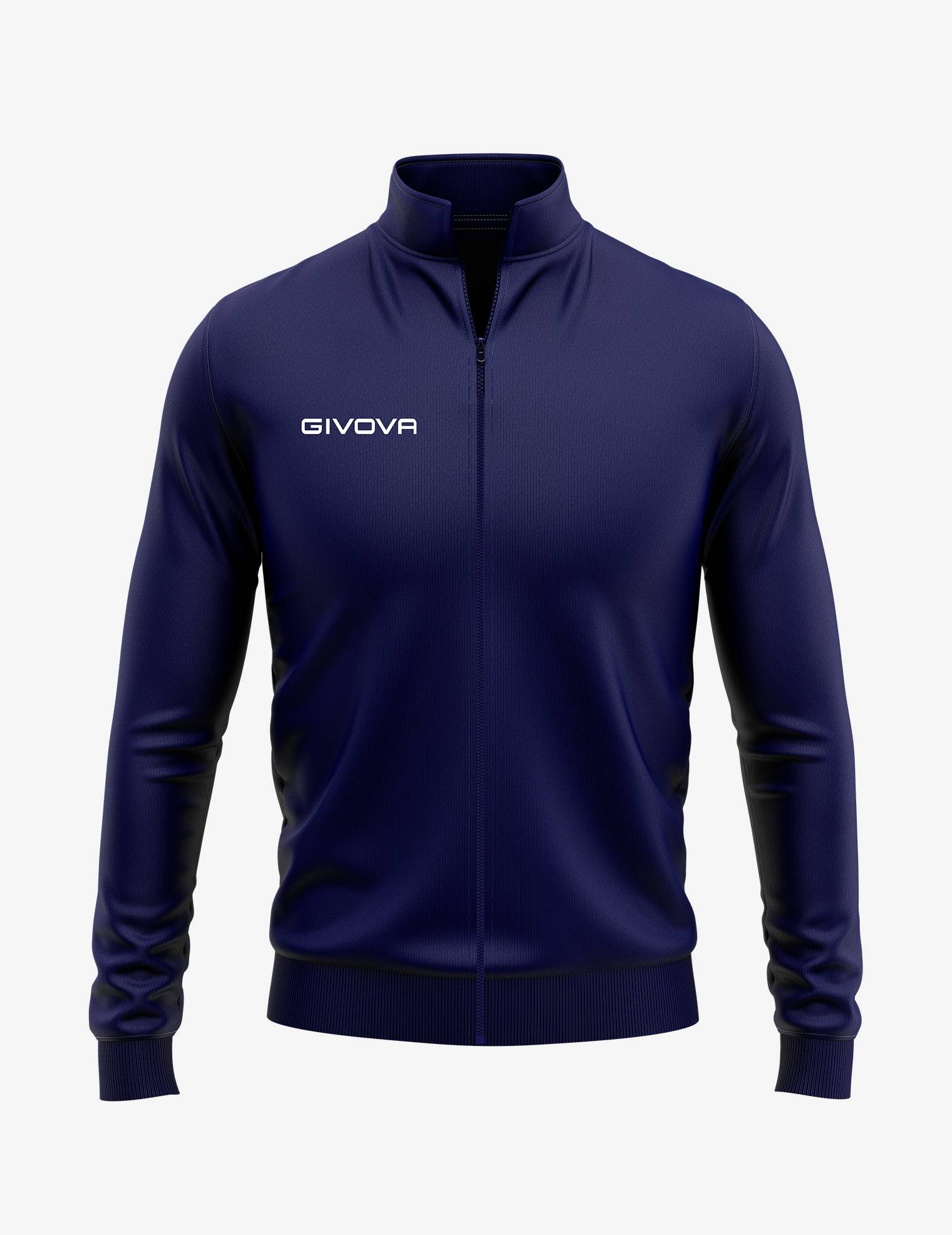 Giacca da uomo Givova Shirt City New Sweatshirt navy M